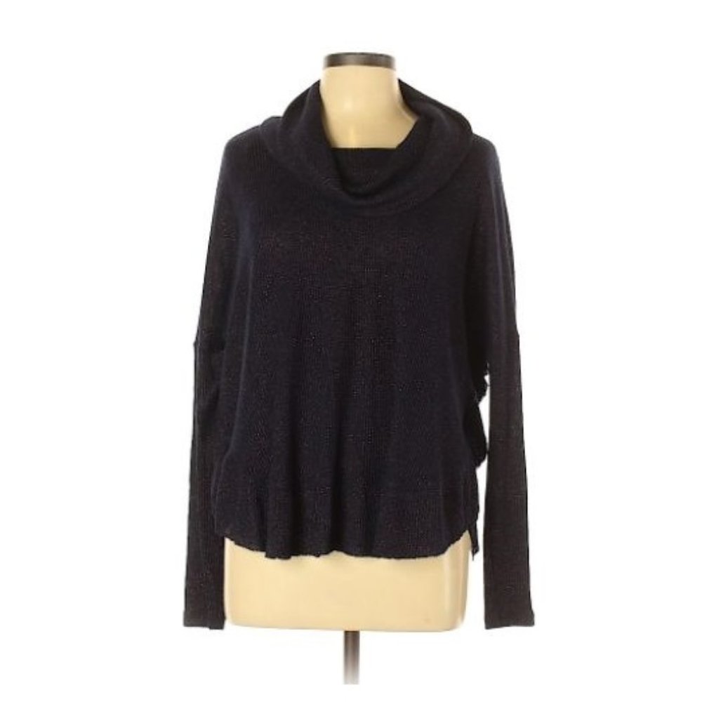 Anthropologie 9-H15 STCL navy sweater